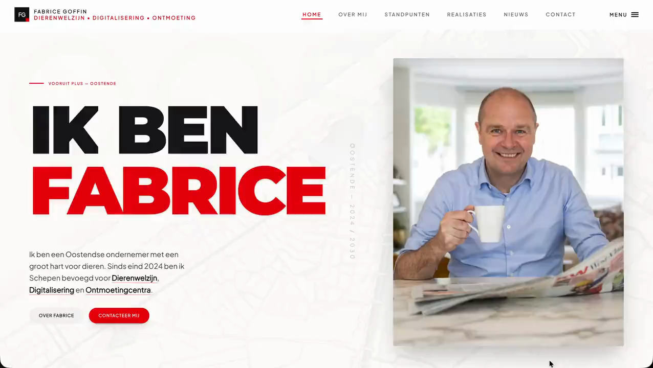 Websiteproject Fabrice Goffin