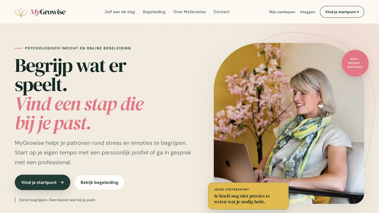 Website van MyGrowise